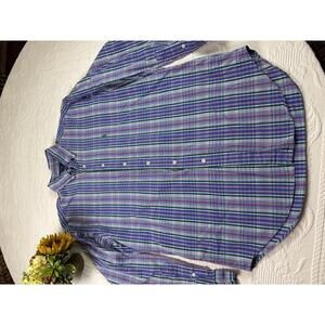 Men's Ralph Lauren Polo Classic Button Down 100% Cotton Blake Medium